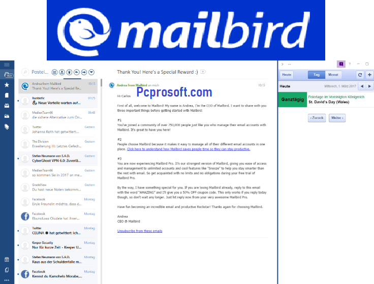 license key for mailbird